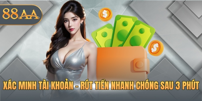 Xác minh tài khoản - Rút tiền nhanh chóng sau 3 phút
